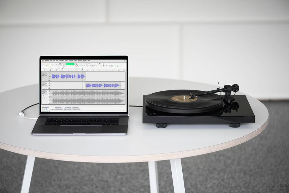 mp3 playing software for mac with old school turntable look